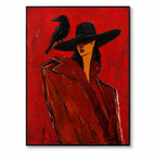 SOLORART Pop Art | Crimson Raven's Muse