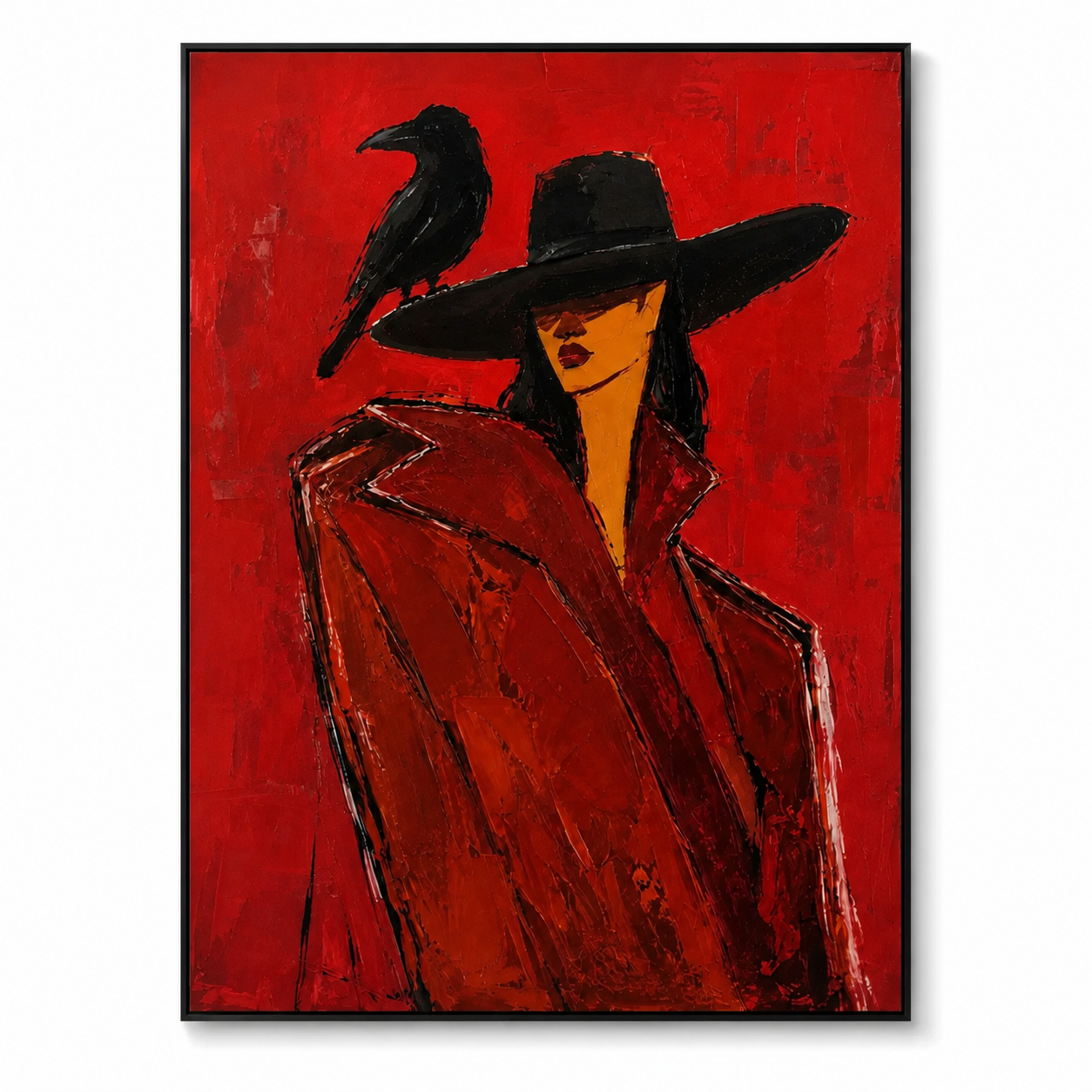SOLORART Pop Art | Crimson Raven's Muse