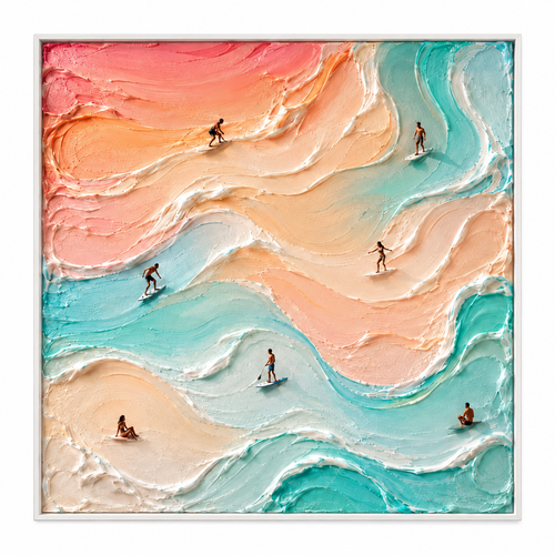 SOLORART 3D Textured Art | Dreaming Tides