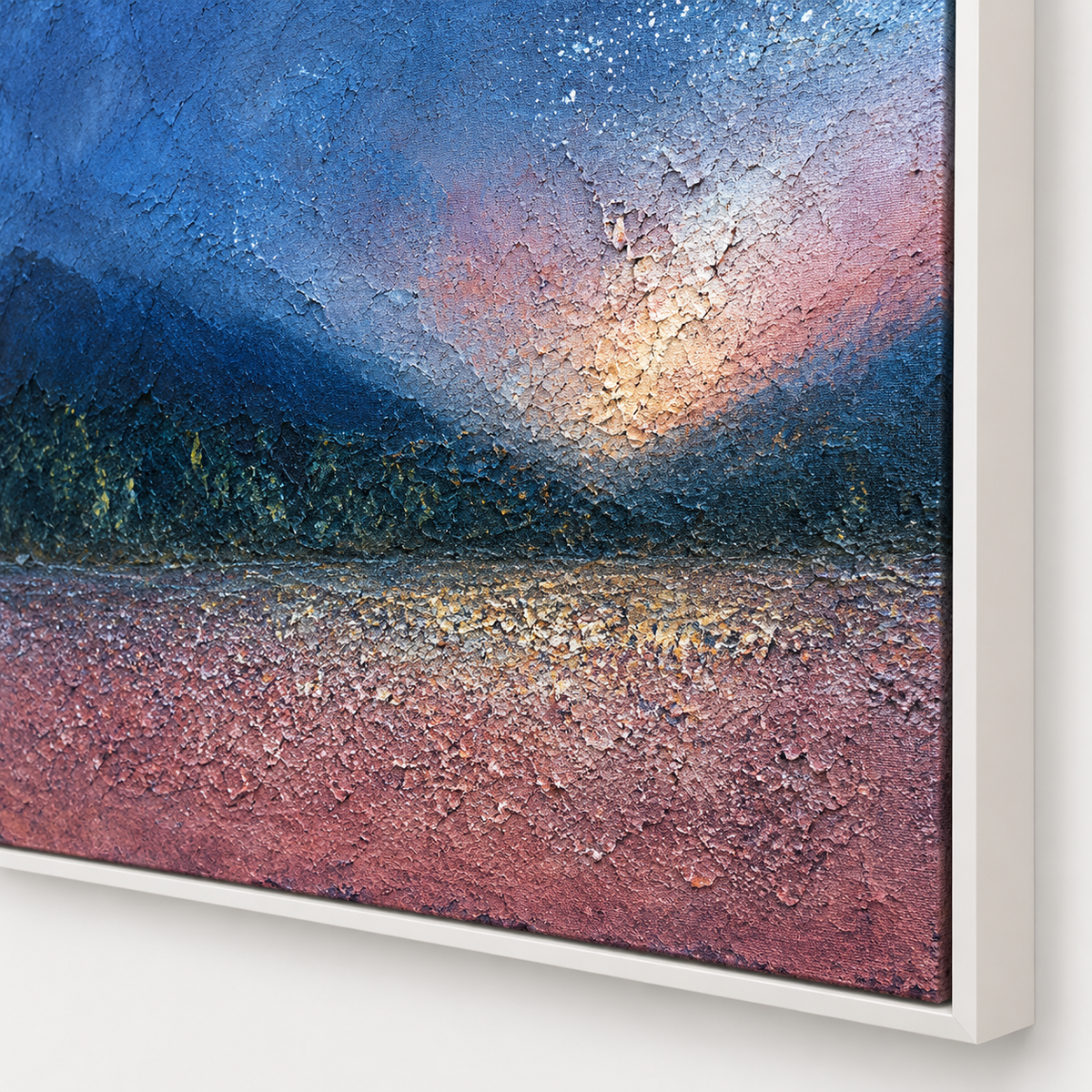 SOLORART Wabi-Sabi Art | Dusk Cracked Horizon