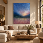 SOLORART Wabi-Sabi Art | Dusk Cracked Horizon