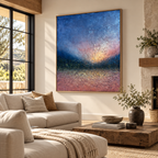 SOLORART Wabi-Sabi Art | Dusk Cracked Horizon