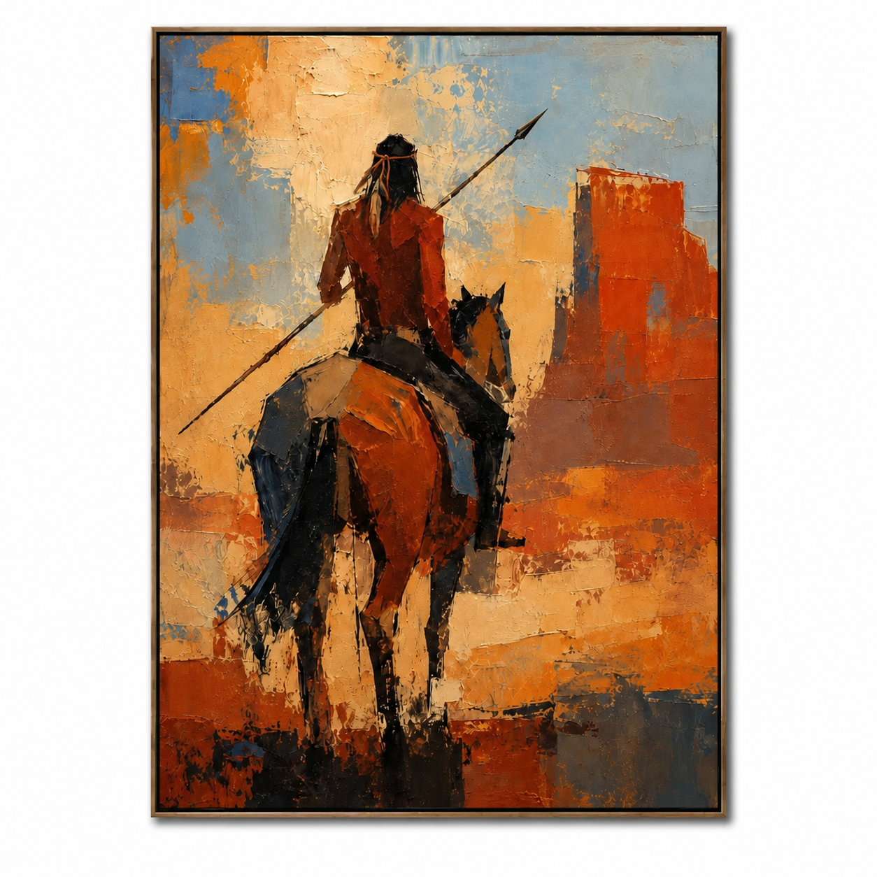 SOLORART Vintage Americana Art | Echoes of the Crimson Canyon