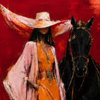 SOLORART Pop Art | Ember Reverie With Steed