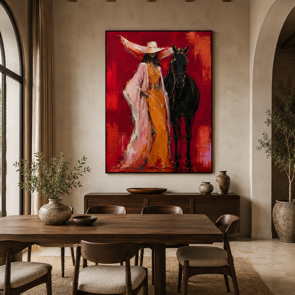 SOLORART Pop Art | Ember Reverie With Steed