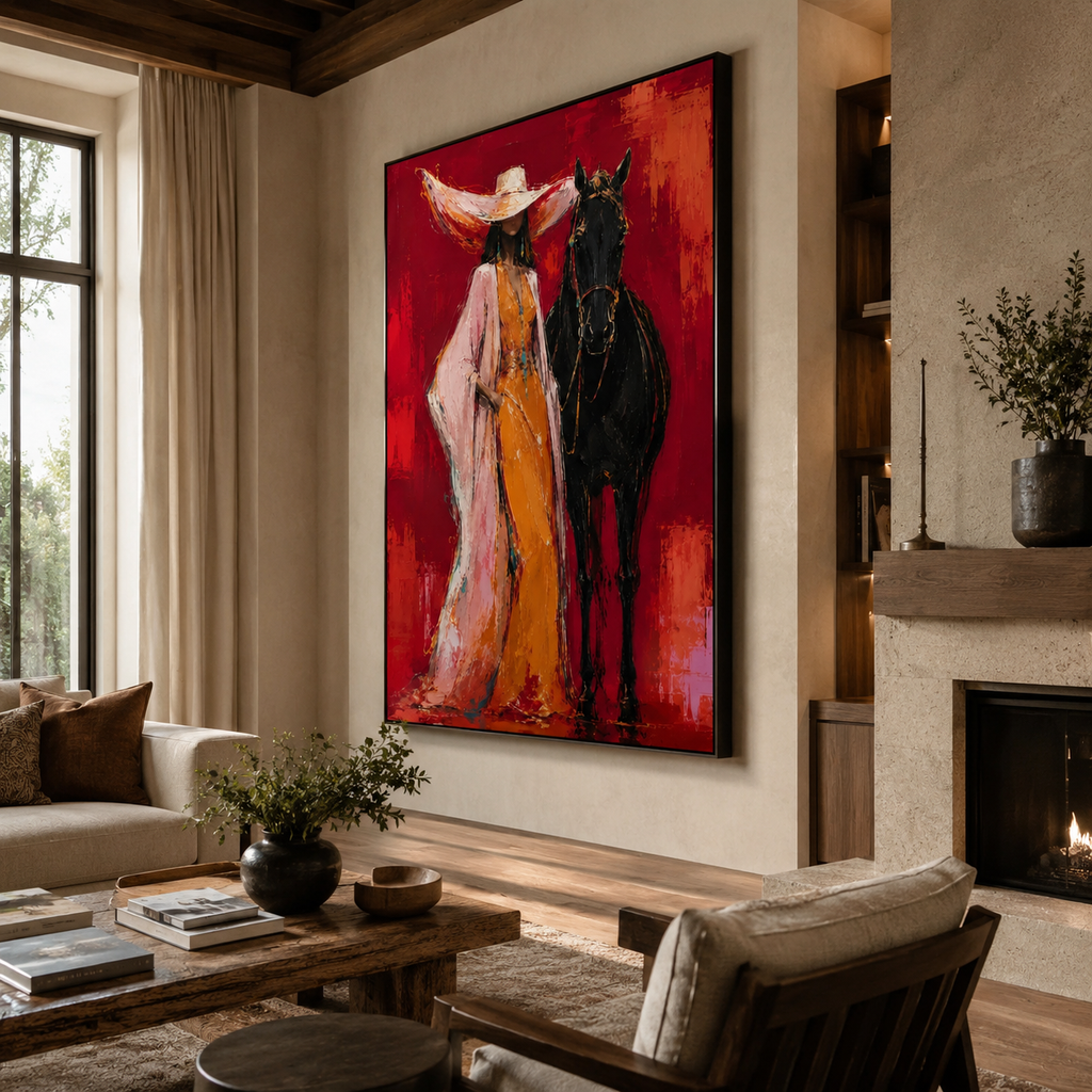SOLORART Pop Art | Ember Reverie With Steed