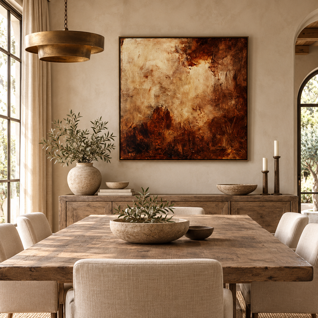SOLORART Wabi-Sabi Art | Ember Veil