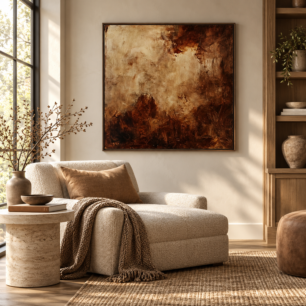 SOLORART Wabi-Sabi Art | Ember Veil