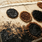 SOLORART Wabi-Sabi Art | Fibrous Circle Textures