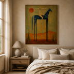 SOLORART Vintage Americana Art | Folk Symbol of the Desert