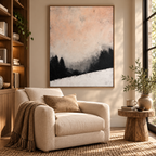 SOLORART Wabi-Sabi Art | Frosted Pines Mist