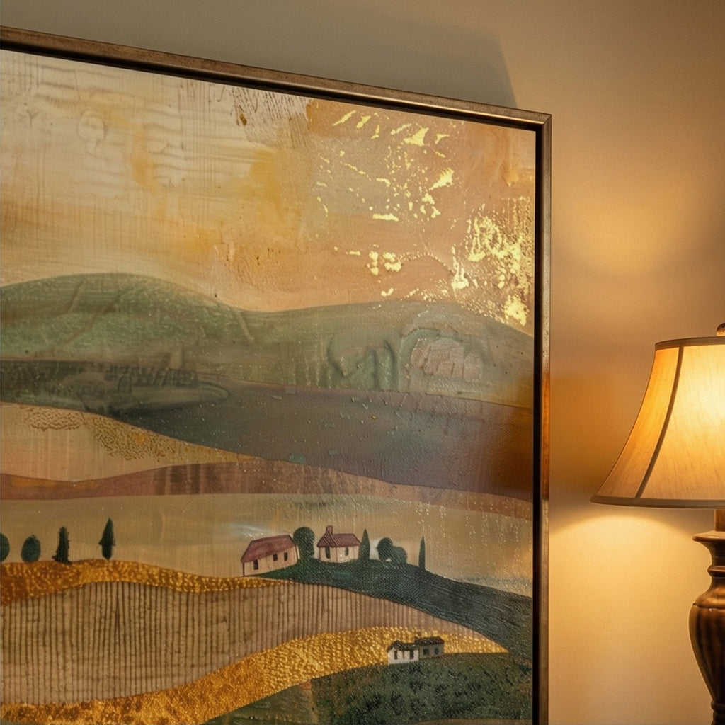 SOLORART Bohemian Art | Golden Field Echoes