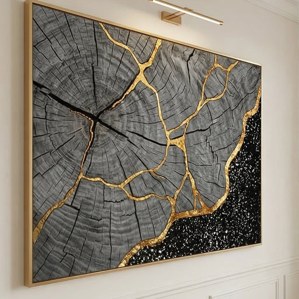SOLORART Contemporary Luxe Art | Cracked Eternity