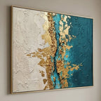 SOLORART Contemporary Luxe Art | Azure Divide