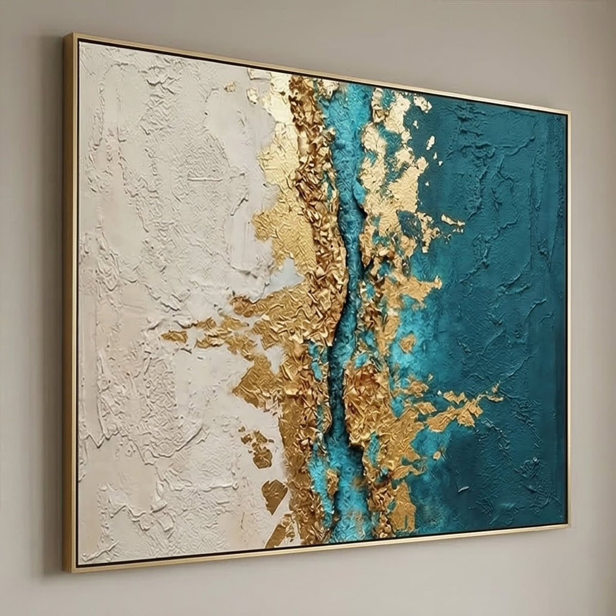 SOLORART Contemporary Luxe Art | Azure Divide