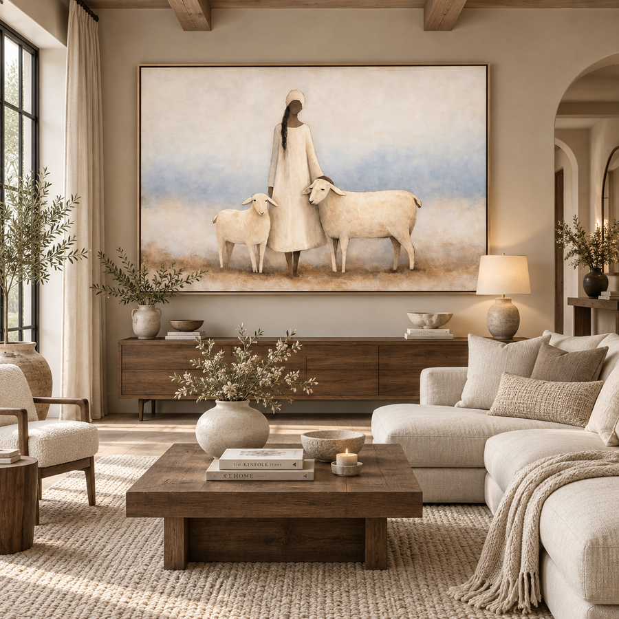 SOLORART Vintage Americana Art | Gentle Pact