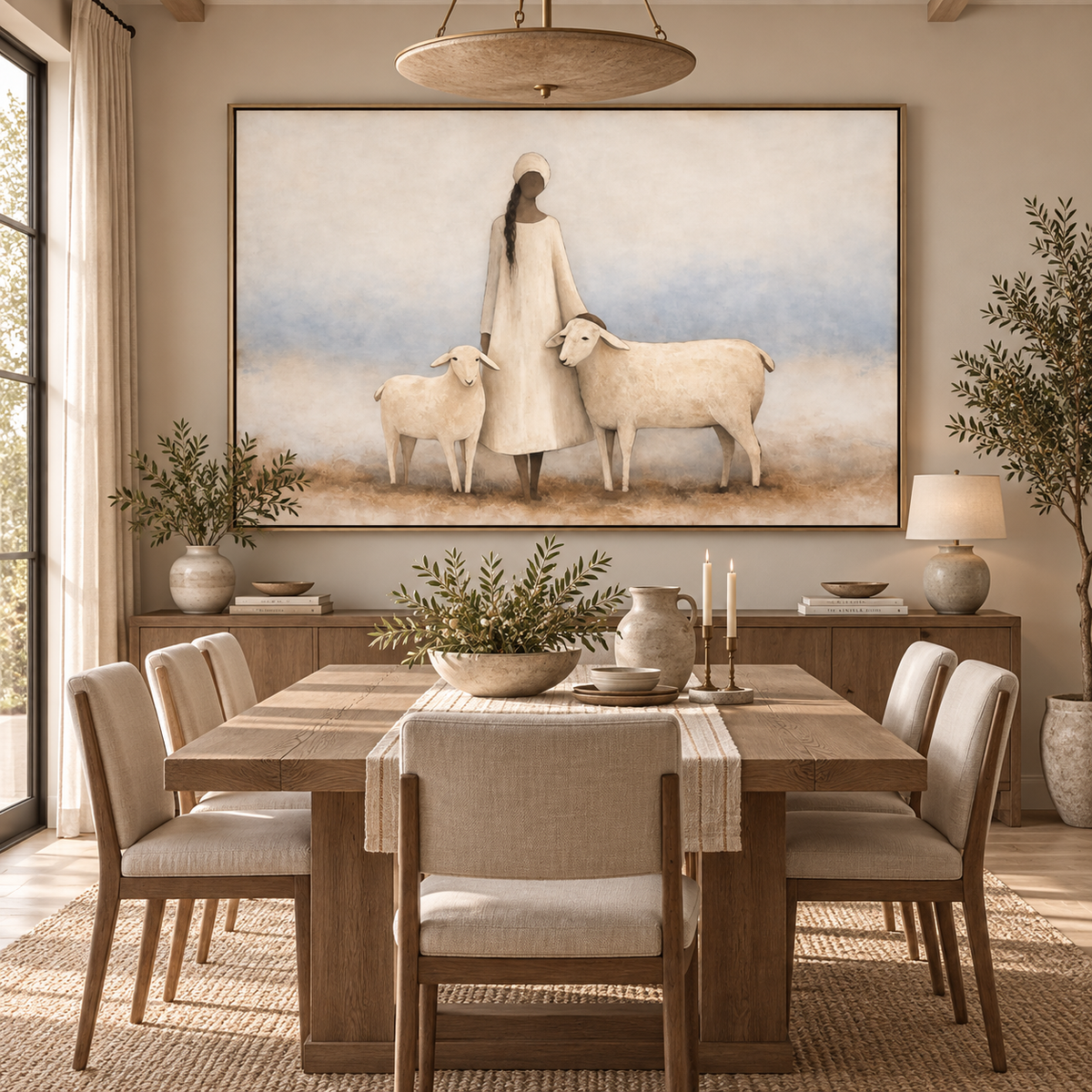 SOLORART Vintage Americana Art | Gentle Pact