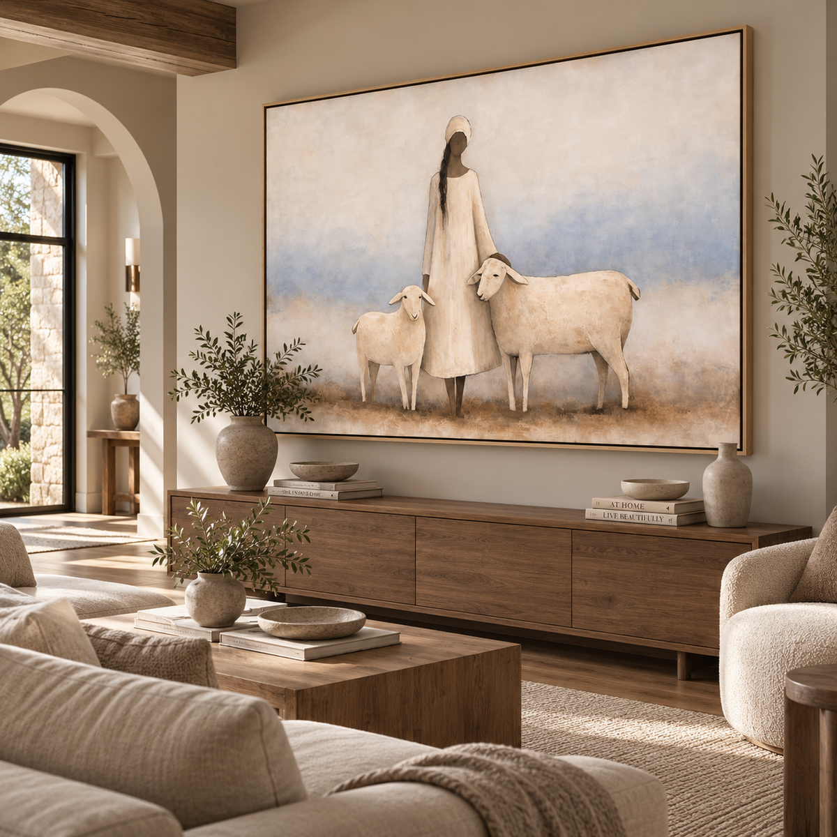 SOLORART Vintage Americana Art | Gentle Pact