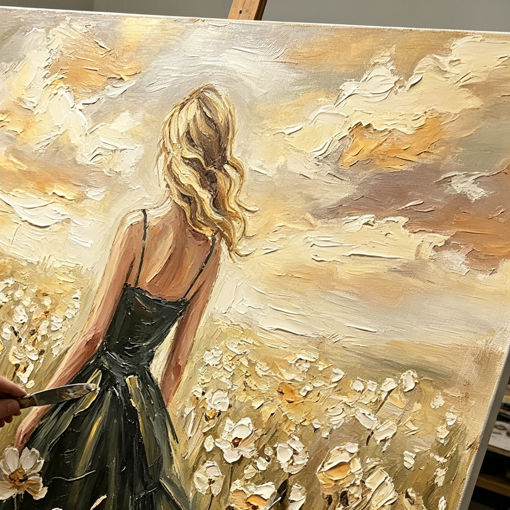 SOLORART Impressionist Art | Golden Drift