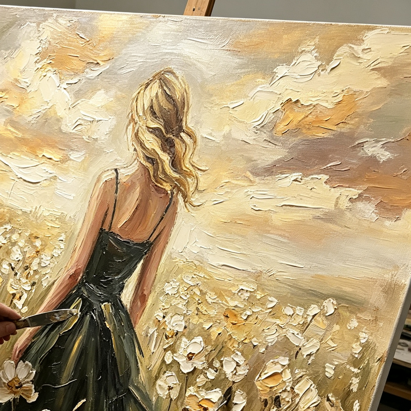 SOLORART Impressionist Art | Golden Drift