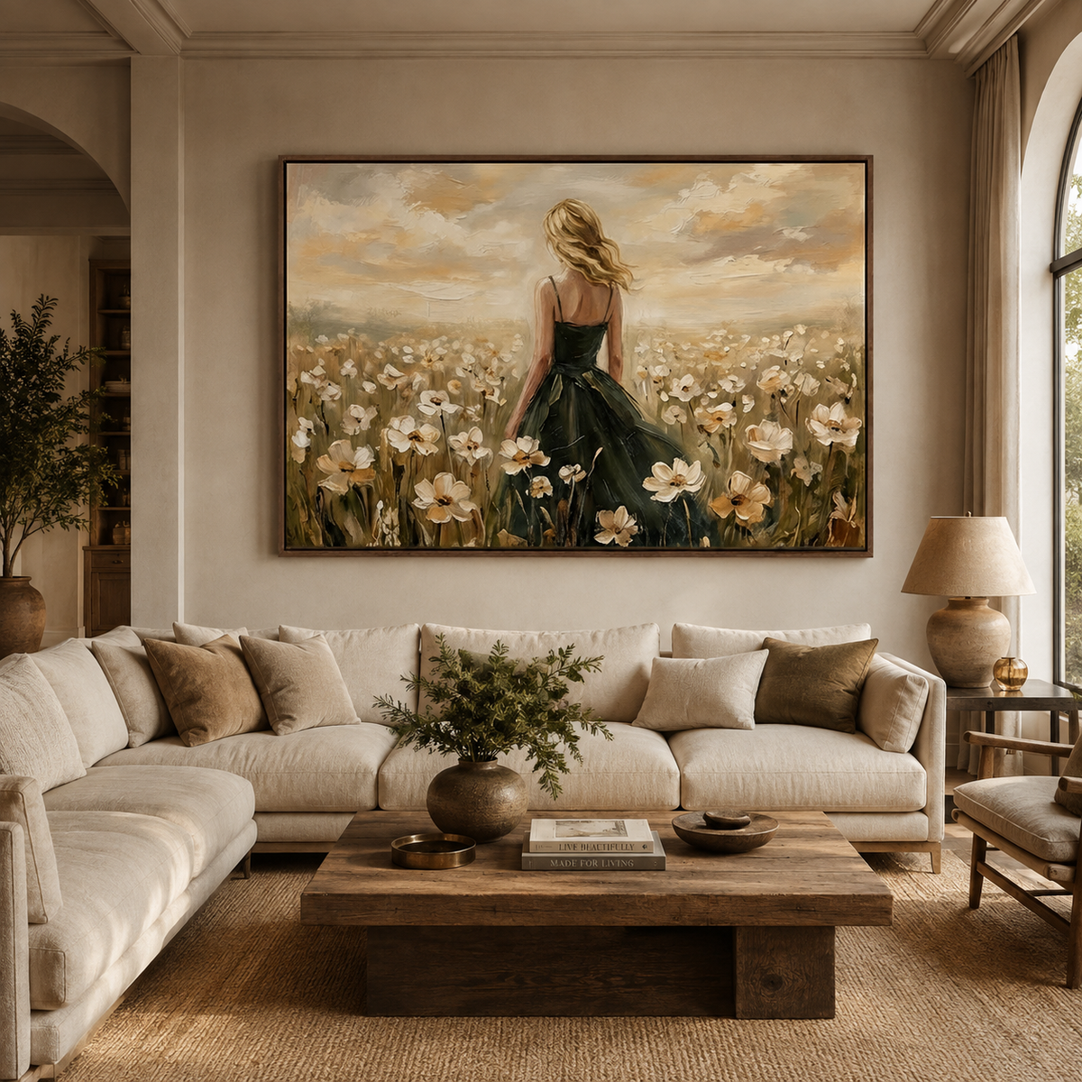 SOLORART Impressionist Art | Golden Drift