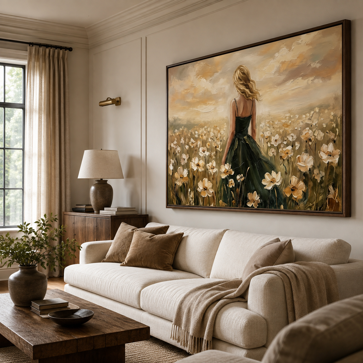 SOLORART Impressionist Art | Golden Drift