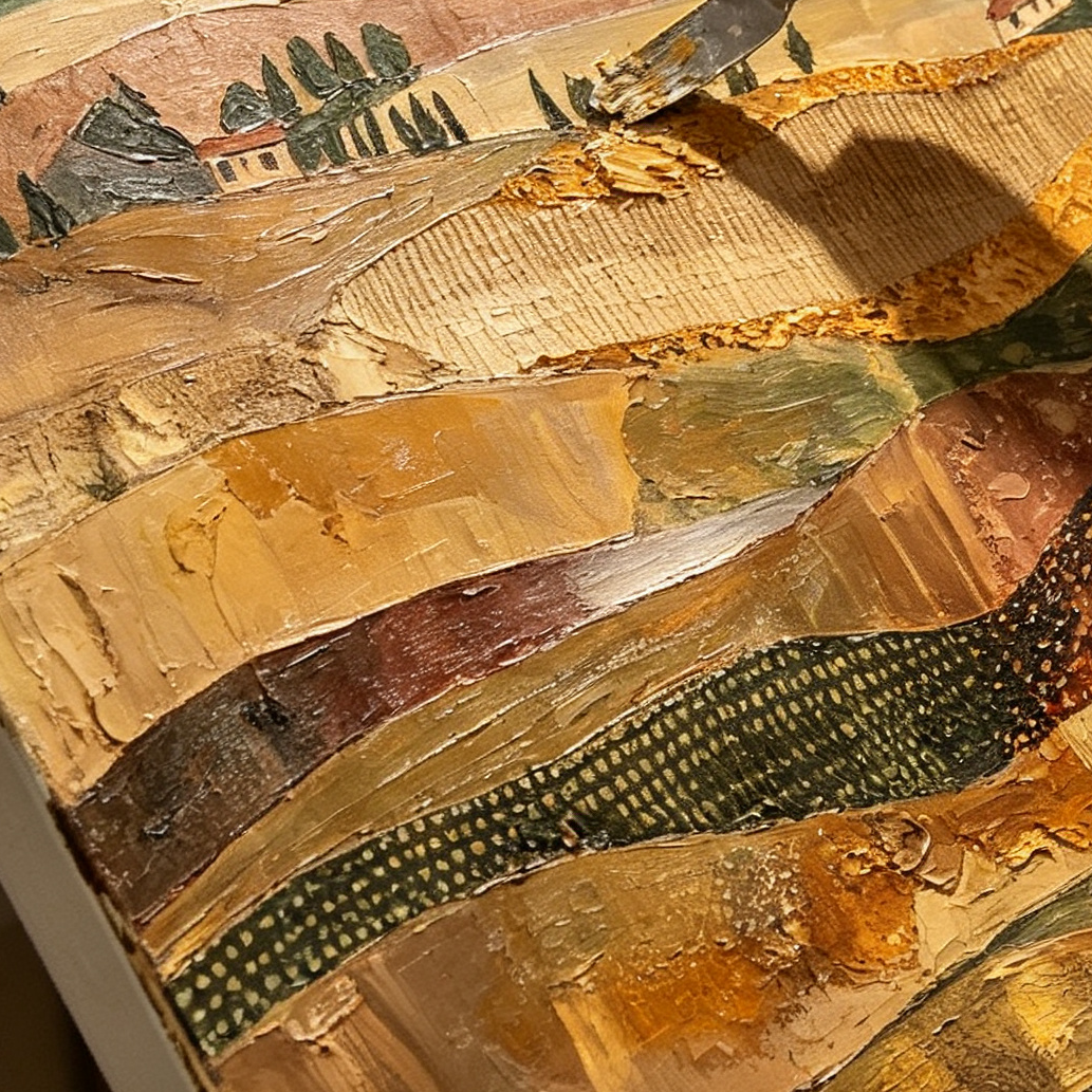 SOLORART Bohemian Art | Golden Field Echoes