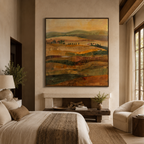 SOLORART Bohemian Art | Golden Field Echoes