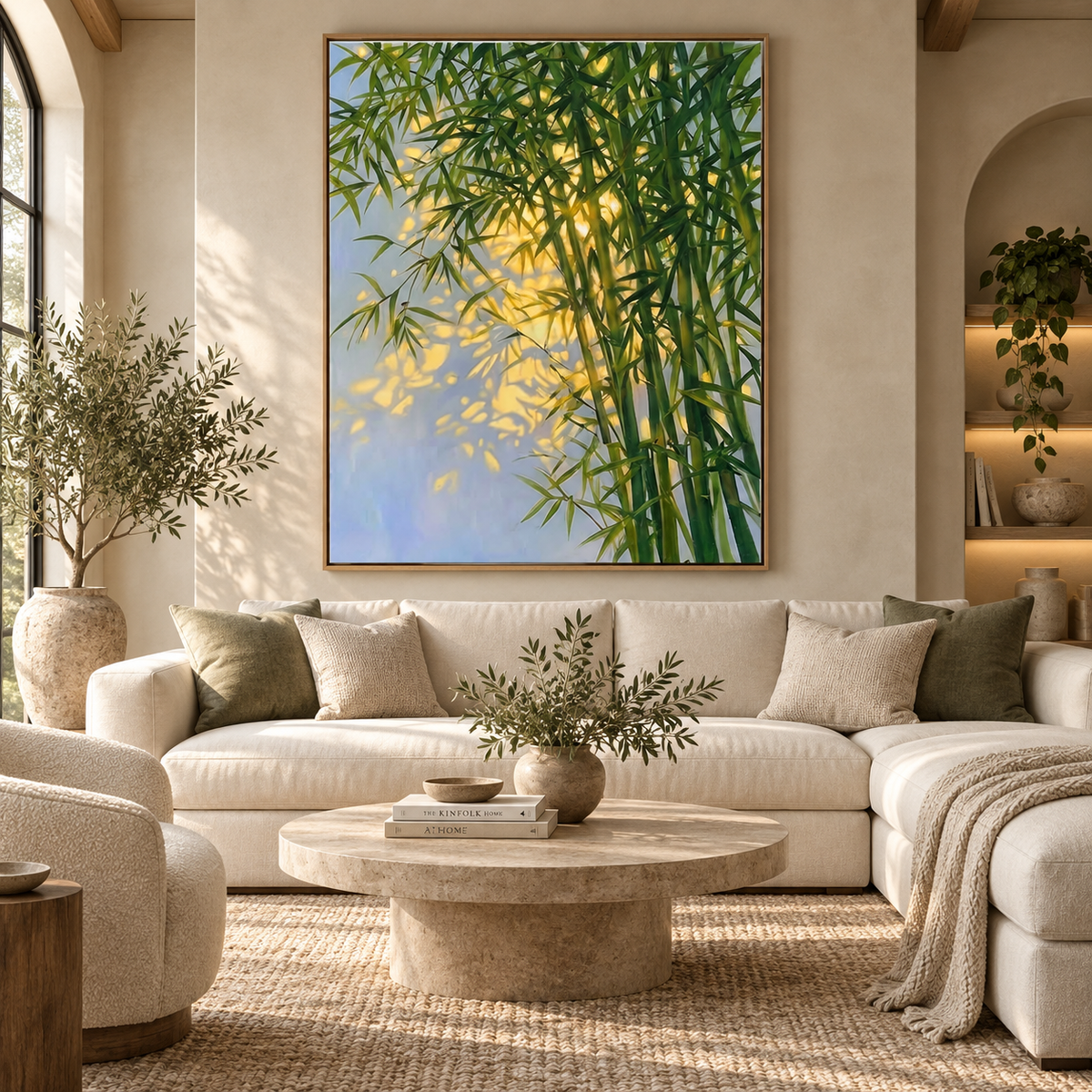 SOLORART Impressionist Art | Golden Serenity