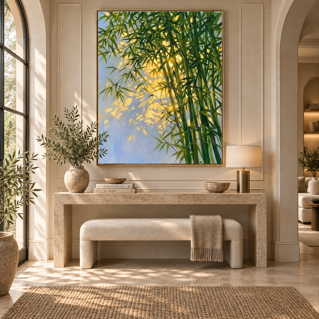 SOLORART Impressionist Art | Golden Serenity