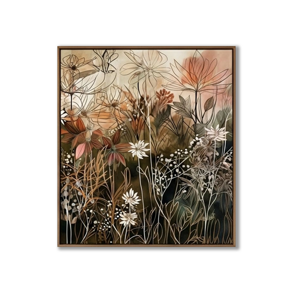 SOLORART Bohemian Art | Hearthside Blossoms