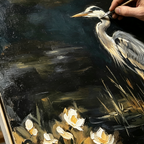 SOLORART Impressionist Art | Marsh Nocturne