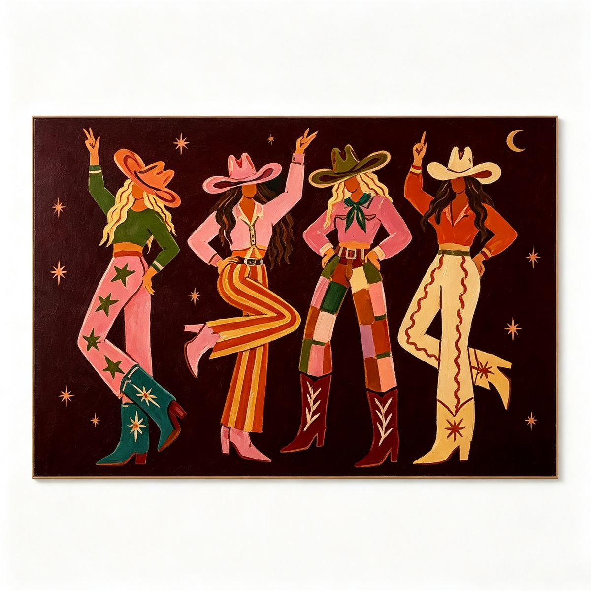 SOLORART POP Art | Midnight Hymn of the Wild Sisters