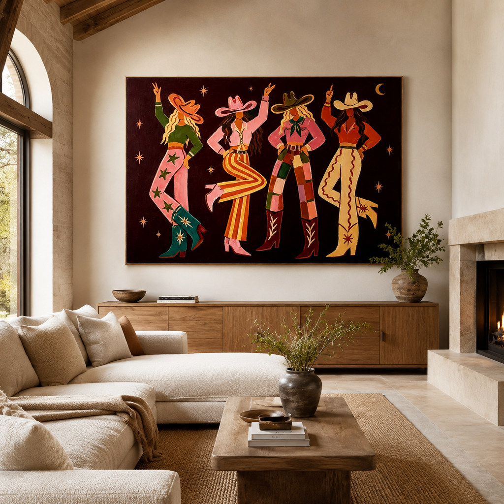 SOLORART POP Art | Midnight Hymn of the Wild Sisters