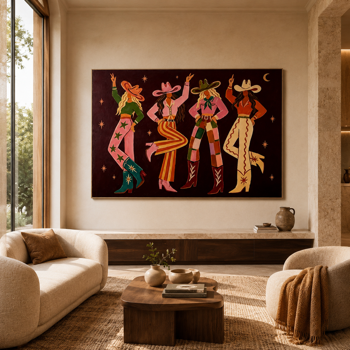 SOLORART POP Art | Midnight Hymn of the Wild Sisters