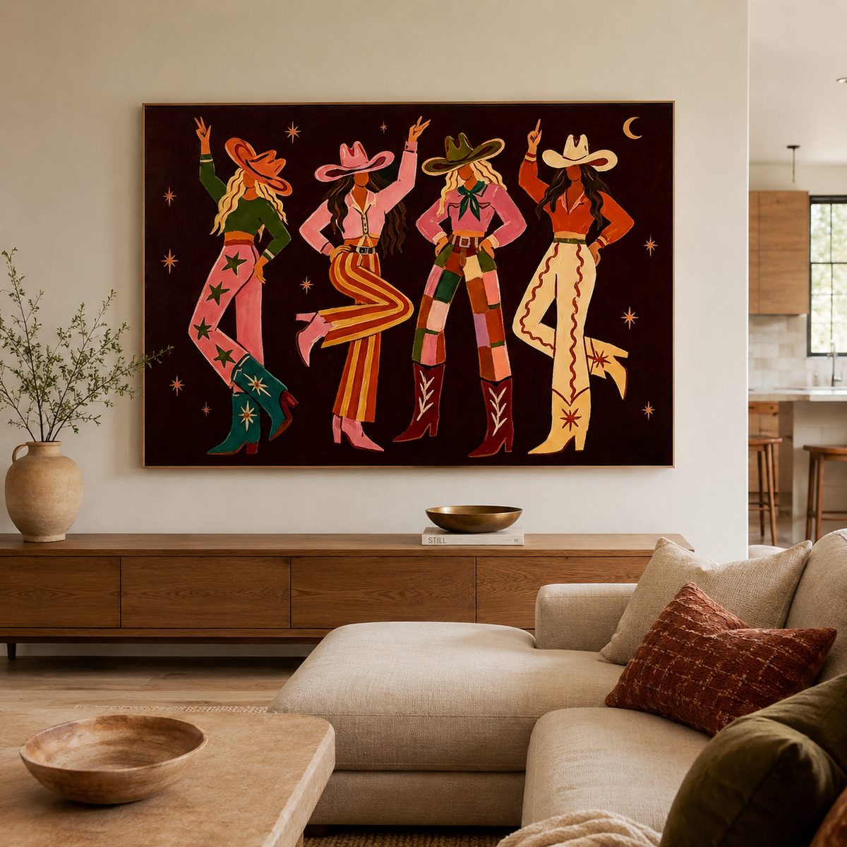 SOLORART POP Art | Midnight Hymn of the Wild Sisters