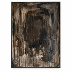 SOLORART Wabi-Sabi Art | Midnight Ember Veil