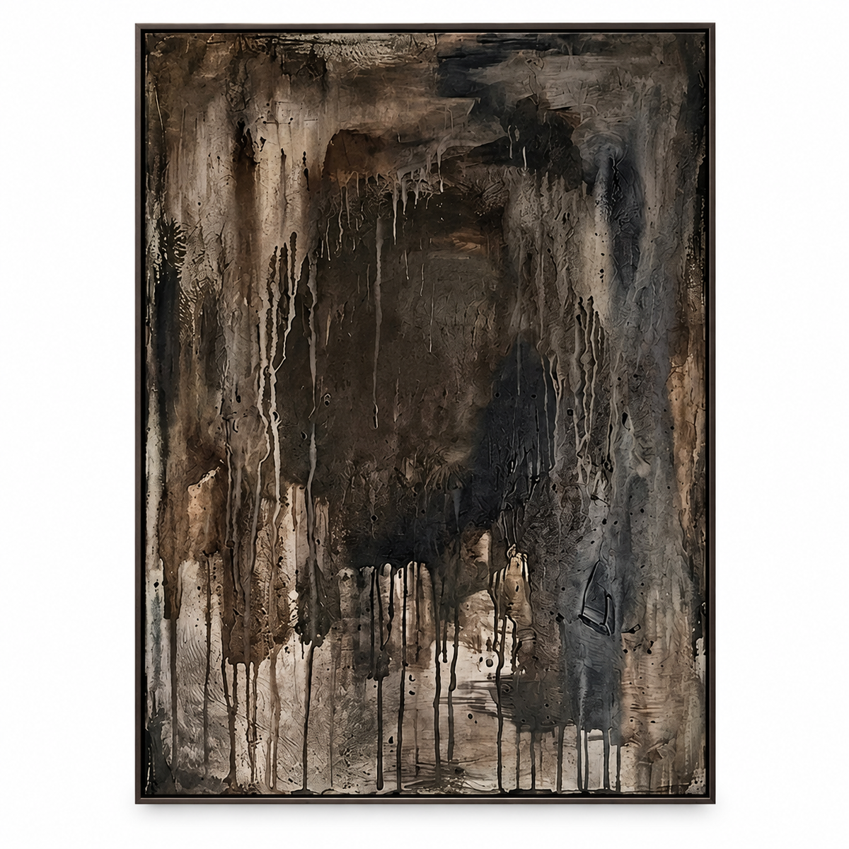 SOLORART Wabi-Sabi Art | Midnight Ember Veil