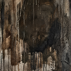 SOLORART Wabi-Sabi Art | Midnight Ember Veil
