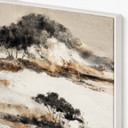 SOLORART Wabi-Sabi Art | Misty Island Grove