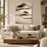 SOLORART Wabi-Sabi Art | Misty Island Grove