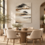 SOLORART Wabi-Sabi Art | Misty Island Grove