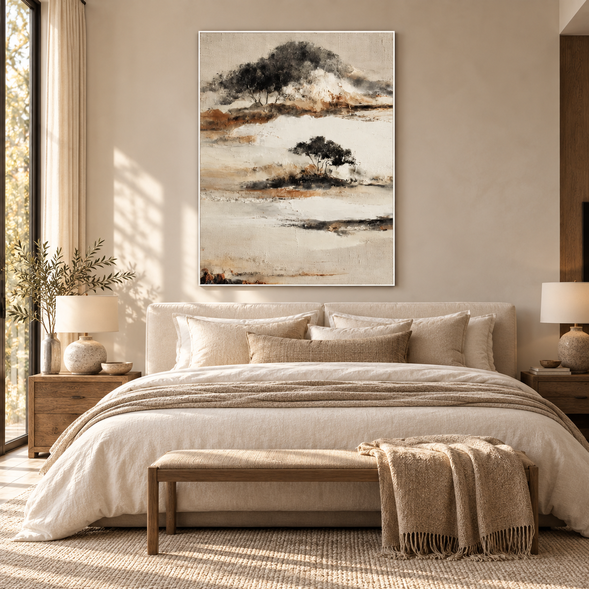 SOLORART Wabi-Sabi Art | Misty Island Grove