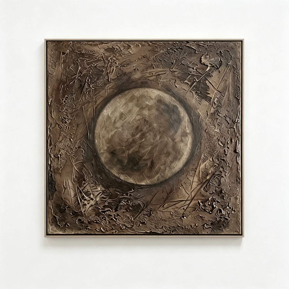  SOLORART Wabi-Sabi Art | Moonlit Earth Flow