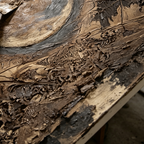  SOLORART Wabi-Sabi Art | Moonlit Earth Flow
