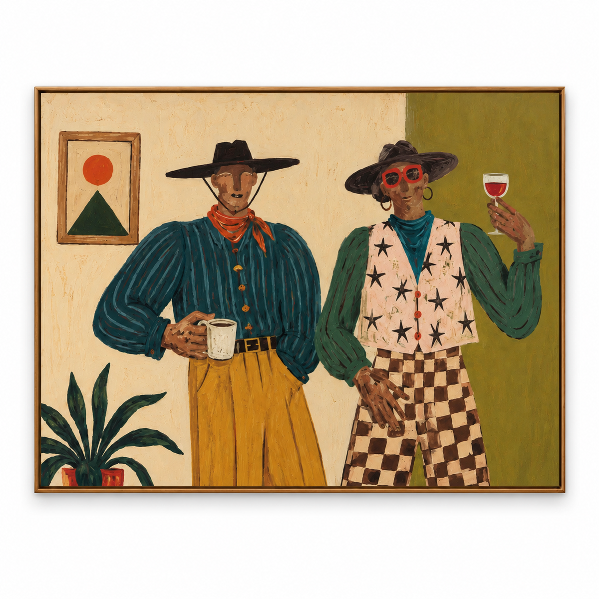 SOLORART Vintage Americana Art | Morning Coffee, Evening Toast