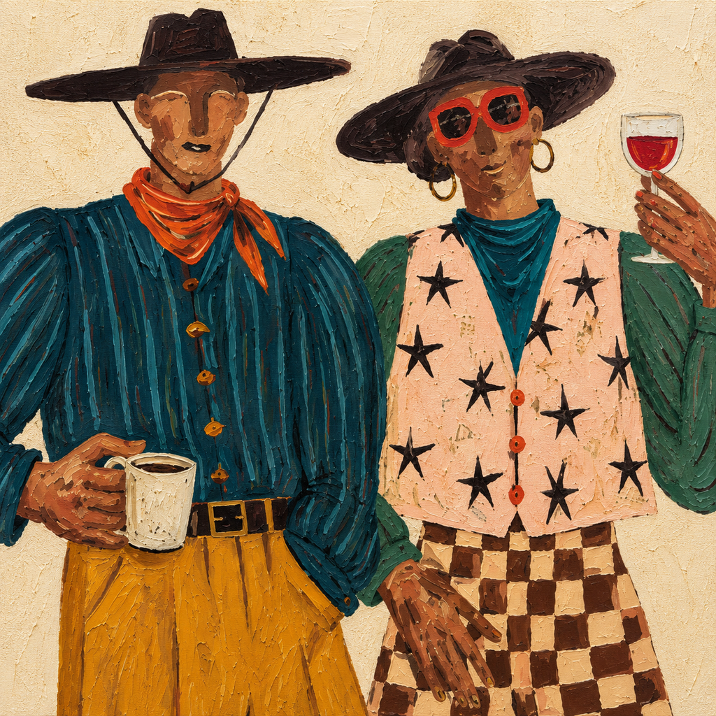 SOLORART Vintage Americana Art | Morning Coffee, Evening Toast