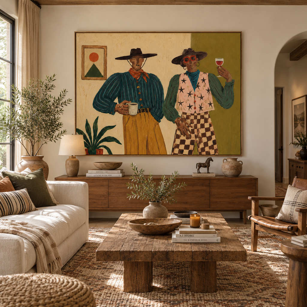 SOLORART Vintage Americana Art | Morning Coffee, Evening Toast