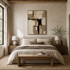 SOLORART 3D-Textured Art | Neutral Block Strokes