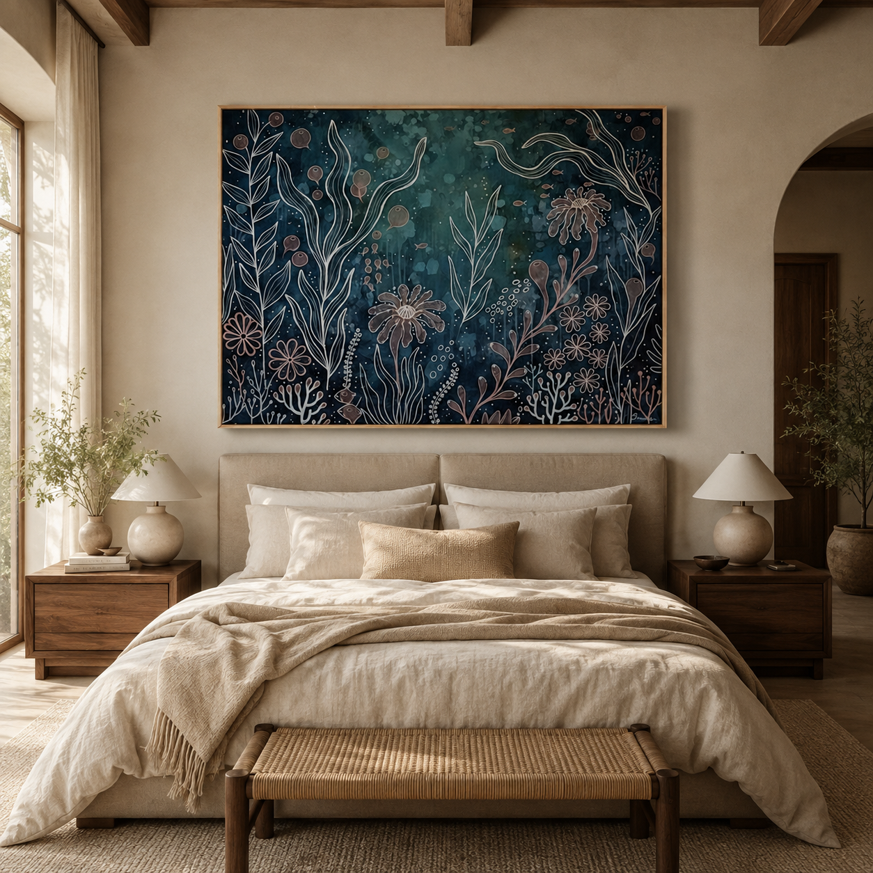 SOLORART Bohemian Art | Oceanic Garden